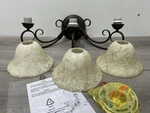 Golden Lighting 8606-BA3 Rbz-tea Homestead 3-LIGHT Bath Rubbed Bronze *read*. Fixed Price $149.99.