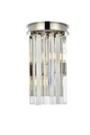 Elegant Lighting 1208W8/RC Sydney 14" Tall Wall Sconce - Nickel. Fixed Price $378.00.