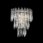 Elegant Modern Pandoro Crystal Wall Sconce. Fixed Price $1815.00.