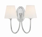 Crystorama Lighting Group JUN-10322 Juno 13" Tall Wall Nickel. Fixed Price $200.00.