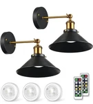 Adcssynd Wall Sconces Set Of Two, Battery Operated Sconce, Wireless. Fixed Price $69.69.