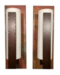 Hubbardton Forge Ada Compliant 15 Steel Wall Sconce; Pair; Copper Backplate. Fixed Price $795.00.