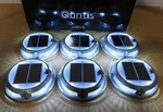 Solar Deck Lights Set 12 Rgb Led IP68 (waterproof) Outdoor 11 Lighting Modes. Fixed Price $58.00.