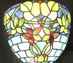 River Of Good Stained Glass Wall Sconce Dual Power Plug Or Battery. Fixed Price $45.00.