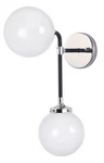 Maxim 24722WTBKPN Atom Light Wall Sconce-black Polished Nickel. Fixed Price $148.00.