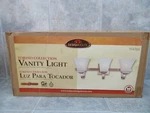Design House 514760 Torino 3-LIGHT Vanity Light, Satin Nickel. Fixed Price $27.85.