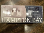 Hampton Bay Wakefield 3-LIGHT Chrome Modern Bathroom Vanity HB3681-07. Fixed Price $45.00.