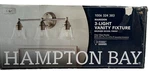 Hampton Bay Marsden 23.5 In. 3-LIGHT Brushed Nickel Transitional Vanity. Fixed Price $40.49.