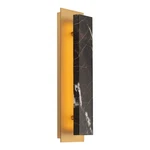 Modern Forms Zurich 18" Led Wall Sconce 3000K, Black/aged Brass WS-48318-BK-AB. Fixed Price $485.60.