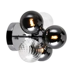 Cwi Lighting Pallocino Wall Sconce, Chrome/clear/smoke 1205W9-3-601. Fixed Price $105.60.