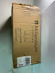 Millennium 8112-BN 2-LIGHT 15" Bathroom Vanity With Clear Glass, Brushed. Fixed Price $94.99.