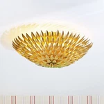 Crystorama Broche 23 3/4" Wide Antique Gold Ceiling Light. Fixed Price $898.00.