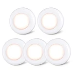 Star-spangled Push Tap Light, 2.8 Mini Night Inch, 5 Pack, Warm White. Fixed Price $14.76.