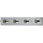 Maxim Lighting Essentials 4-LIGHT Bath Vanity Polished Chrome 4454PC. Fixed Price $39.99.