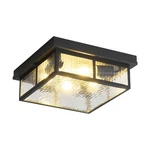 Yonhamph Farmhouse Flush Mount Ceiling Lights Fixtures With Water Ripples Glass. Fixed Price $79.67.