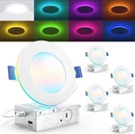 Sunco 4 Pack Smart Led Recessed Ceiling Lights Ultra Thin Night Rgb. Fixed Price $64.99.