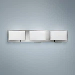 Hinkley Mila 24" Wide Modern Opal Glass Brushed Nickel Bath Light. Fixed Price $329.00.