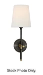 Two Visual Comfort Bryant Sconce Bronze Hand Rubbed Antique Brass TOB2002. Fixed Price $350.00.