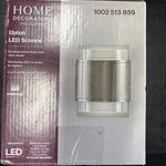 New Home Decorators Collection Upton Brushed Nickel Led Sconce JJM3482L. Fixed Price $17.00.