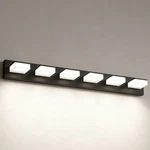 Led 6 Lights 39 Inch Black Modern Vanity Bathroom Over Mirror Wall Fixture. Fixed Price $123.99.