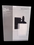 Dsi Jaylin 6" 1-LIGHT Wall Sconce Matte Black Finish. Fixed Price $49.95.