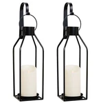 Hpc Decor Black Metal Sconces W/flickering Timer Candles- Wall .... Fixed Price $68.36.