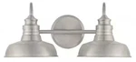 Hampton Bay Elmcroft 2-LIGHT Brushed Nickel Bathroom Vanity 1006 330 361. Fixed Price $29.33.