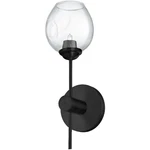 Dainolite Lighting ABI-141W-MB-CLR Abii Wall Sconce Matte Black With Clear. Fixed Price $75.20.