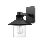 Westmister Black Farmhouse Indoor/outdoor 1-BULB Wall Sconce Clear Glass Shade. Fixed Price $42.99.