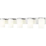 Z-lite 746-5V-CH Burk Light 38 Inch Chrome Bath Vanity Wall. Fixed Price $338.00.