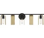 Designers Fountain Turn 5 Light Bathroom Vanity Fixture, Matte Black. Fixed Price $213.04.