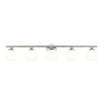 Z-lite Neoma Light Vanity, Brushed Nickel/opal Etched 1100-5V-BN. Fixed Price $338.00.