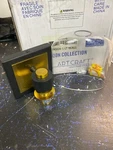 Artcraft Lighting Lyndon 8" Bathroom Sconce - Black/ Brass/clear. Fixed Price $60.99.