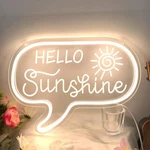 Hello Sunshine Neon Wall Decor, Led Light Up Signs For.... Fixed Price $31.67.