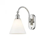 Innovations Ballston Berkshire Glass 8" Light Sconce, Pn/fr 518-1W-PN-GBC-81. Fixed Price $226.60.