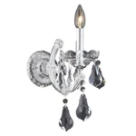 Elegant Maria Theresa 1-LT 8" Royal Cut Sconce, Chrome/clear 2801W1C-RC. Fixed Price $146.00.