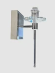 Dale Tiffany Cahas Chrome Wall Light Crystal Sconce 19". Fixed Price $108.29.