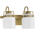 Progress Lighting P300439 Fessler 2 13"W Vanity - Brass. Fixed Price $119.99.