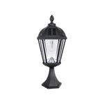 Gama Sonic Outdoor Solar Post Light With Pier Base, Black Aluminum And Bevele.... Fixed Price $206.23.