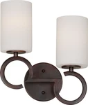 Forte Lighting 5085-02 Bronze 2-LIGHT Bathroom Vanity. Fixed Price $66.00.