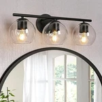 Classy Leaves Bathroom Light Fixtures, 3 Black Modern Farmhouse -. Fixed Price $41.54.