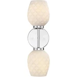 Designers Fountain D289M-2WS-PN Dita Wall Sconce Light Polished Nickel. Fixed Price $100.88.