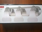 Nib Elegant Delta 3-LITE Bathroom Vanity Light (chrome). Fixed Price $99.95.