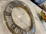 Sparkly, Glam, Modern James R. Circular Light Fixture. Fixed Price $325.00.