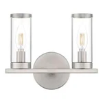 Hampton Bay Loveland 10.5 In. 2-LIGHT Brass Bathroom Vanity Fixture. Fixed Price $24.94.
