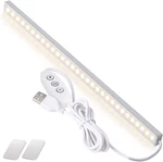 Dweptu Usb Powered Under Cabinet Lighting, 12" Tool-free Mount Dimmable Led Stri. Fixed Price $9.25.
