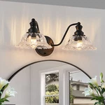 Farmhouse 20'' Vanity Light Matte Black For Bathroom Mirror Wall Lamp Fixture. Fixed Price $75.49.