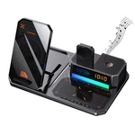 6 In 1 Wireless Charger Bluetooth Speaker Night Light For Iphone Iwatch Airpods. Fixed Price $39.99.