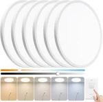 Dimmable 6 Pack 32W Led Flush Mount Ceiling Light, 5CCT Selectable, 15.8. Fixed Price $207.99.