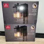 2 Pack Globe Barrett 1-LIGHT Black Plug-in/hardwire Wall Sconce W/usb-a/c Port. Fixed Price $44.99.